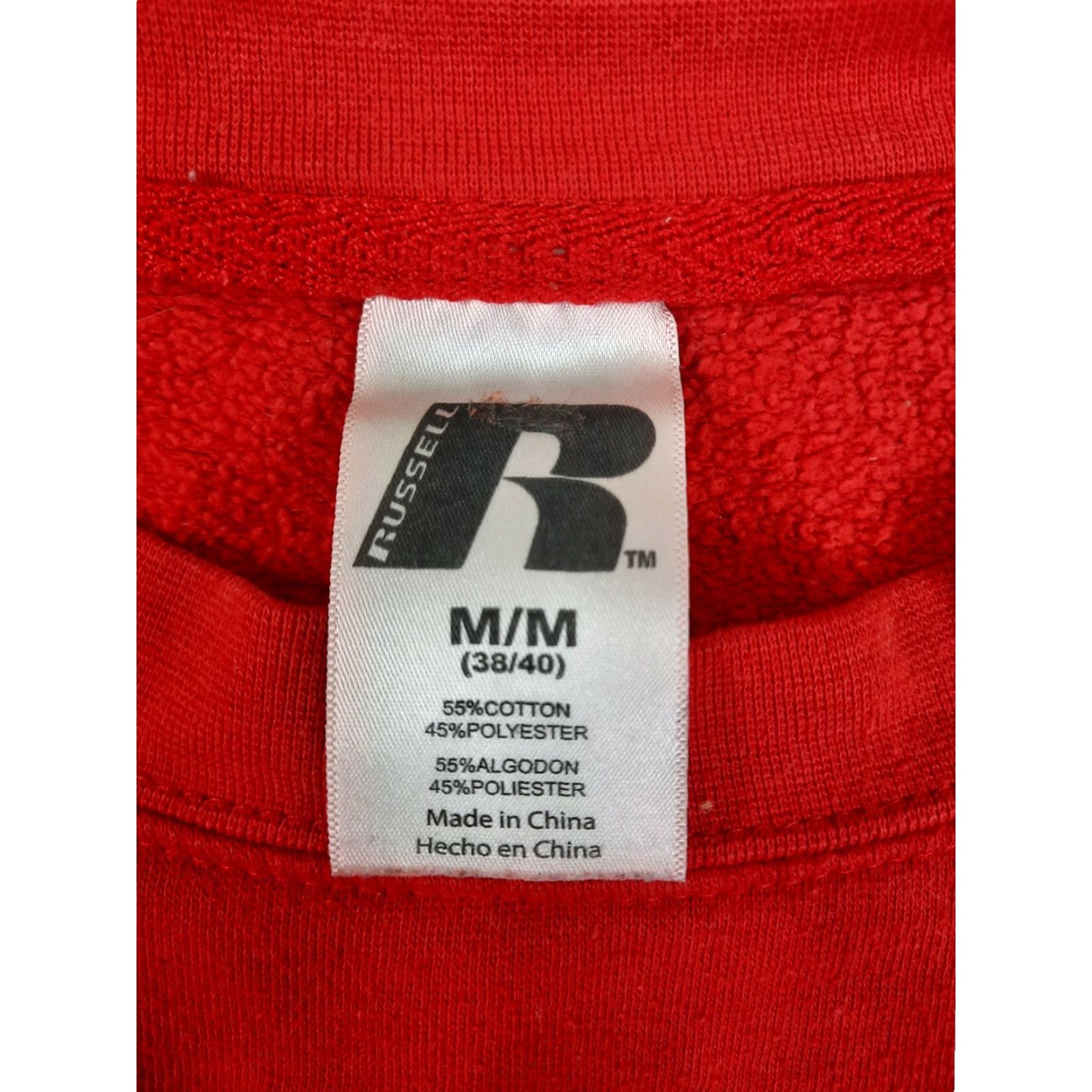 NCAA VINTAGE Wisconsin Badgers Crewneck Sweatshirt Men Medium Red Russell Sweatshirt 90s NCAA Mens Size US M / EU 48-50 / 2 - 2 Thumbnail