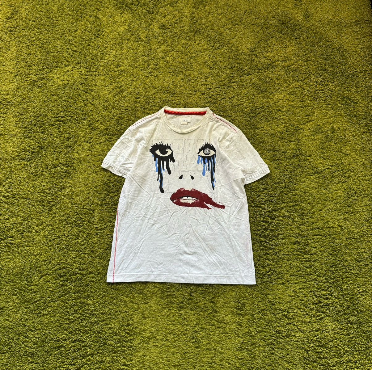 Designer × Miss Sixty × Vintage Miss Sixty Energie 2000s vintage Y2K face logo t-shirt Size XL / US 12-14 / IT 48-50 - 1 Thumbnail