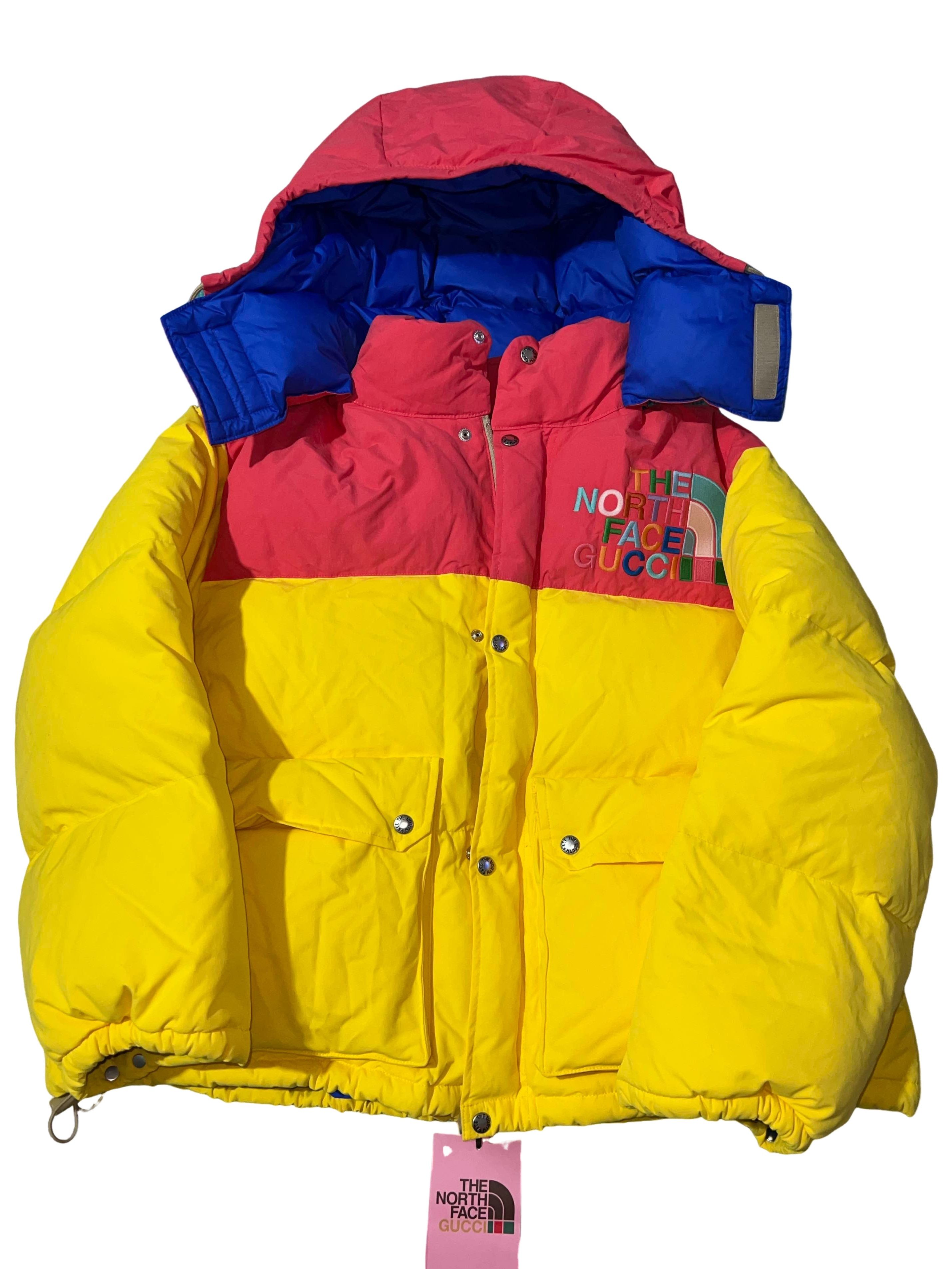 Gucci Gucci x The North Face Logo Down Bomber Jacket Size M | Grailed