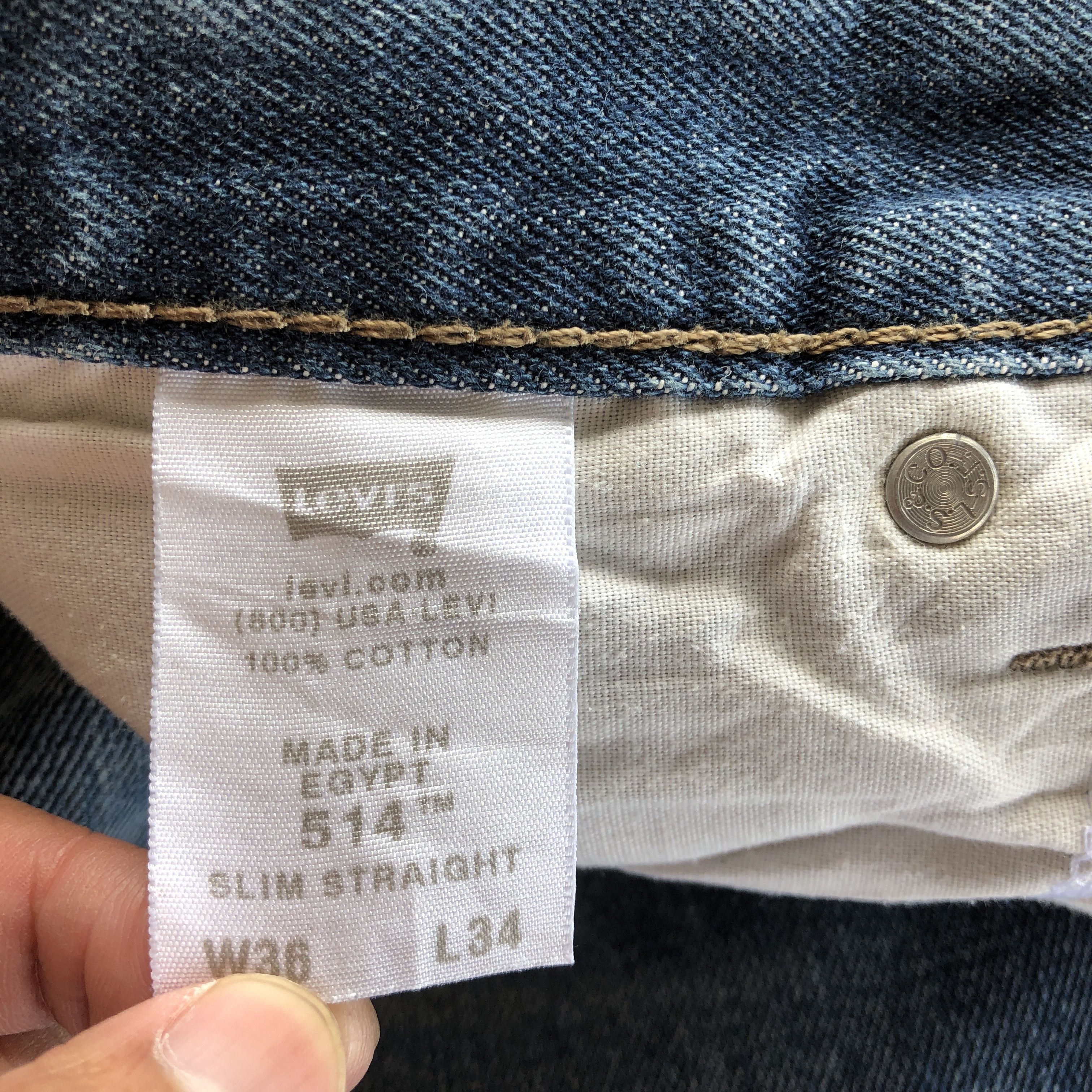 Levi's Vintage Levis Jeans Distressed Levi's 514 Faded Denim Size US 34 / EU 50 - 9 Thumbnail