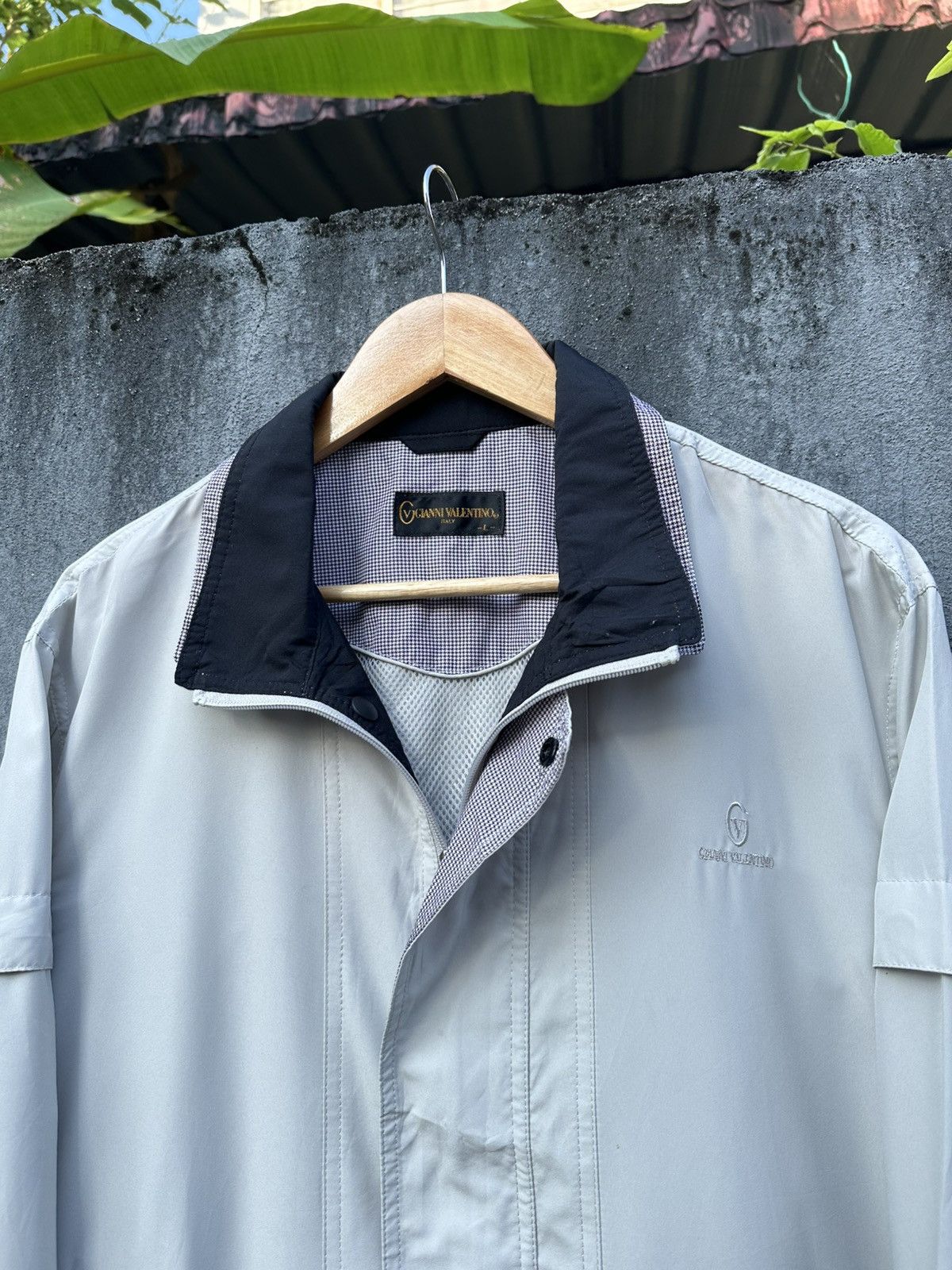 Gianni Valentino 👹Vintage Gianni Valentino Light Bomber Jacket Size US M / EU 48-50 / 2 - 5 Thumbnail