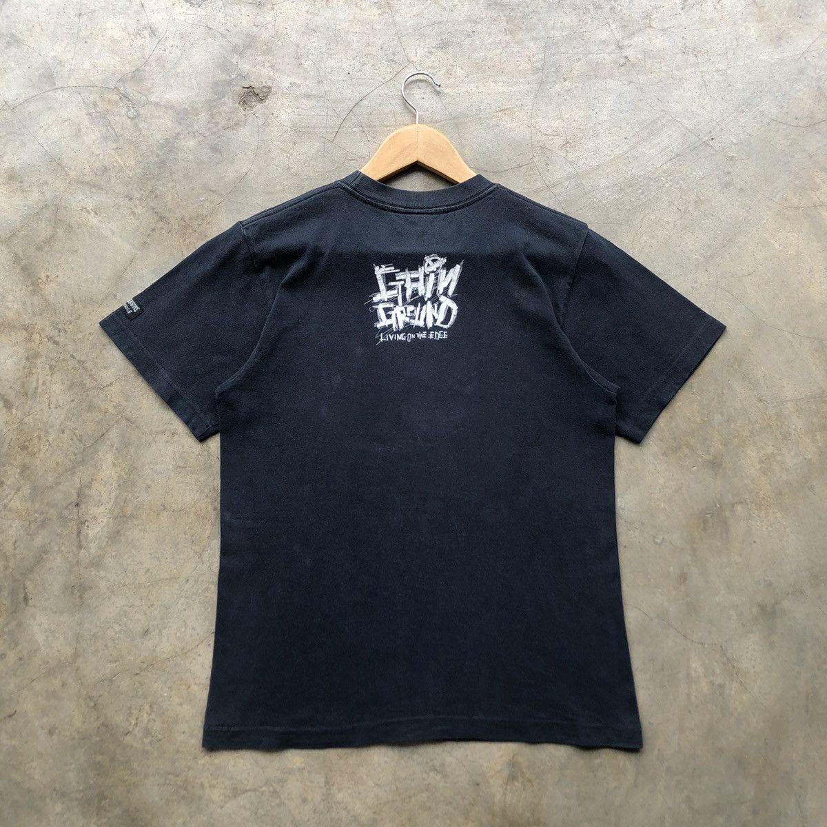 Tornado Mart Vintage GAIN GROUND punk skull living edge tshirt Size US S / EU 44-46 / 1 - 2 Thumbnail