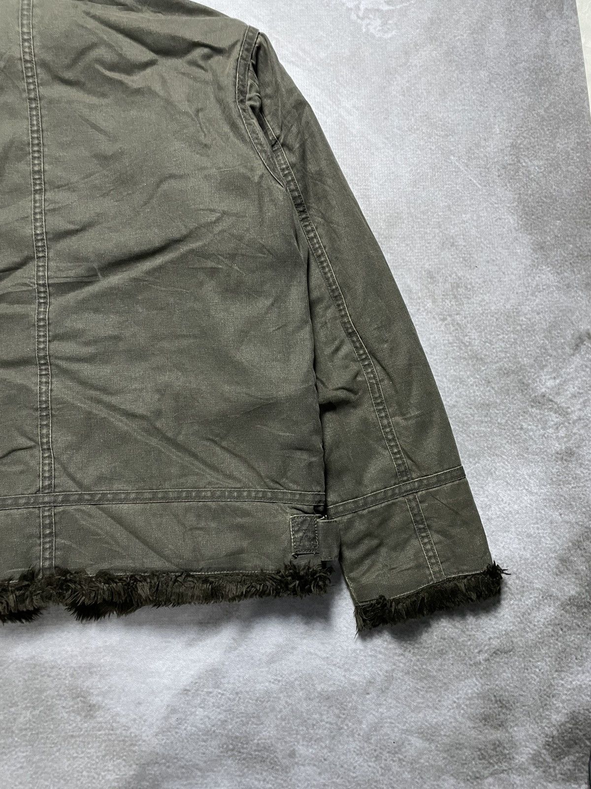 Japanese Brand 2000’s Edwin - Pilot Faux Fur Jacket Size US M / EU 48-50 / 2 - 14 Thumbnail