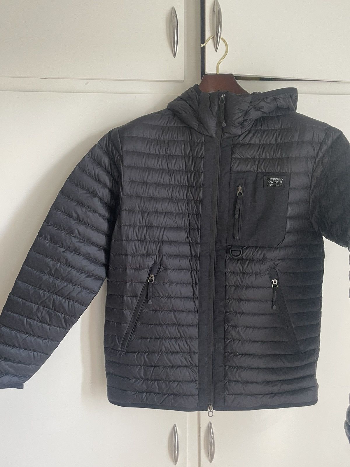 image of Burberry Lenham Jacket in Black, Men's (Size Small)