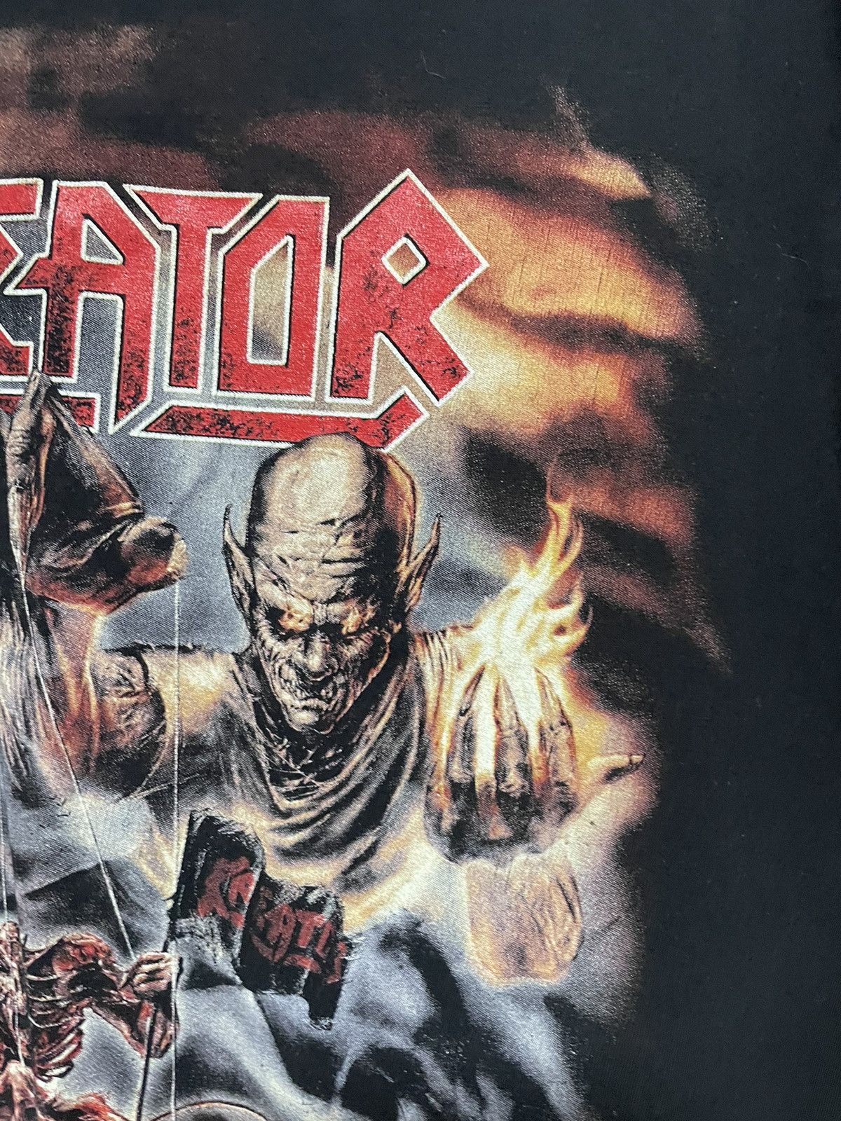 Band Tees × Vintage Kreator Our Tribute T Shirt Band Punk Metal Tee Vintage Size US M / EU 48-50 / 2 - 6 Thumbnail