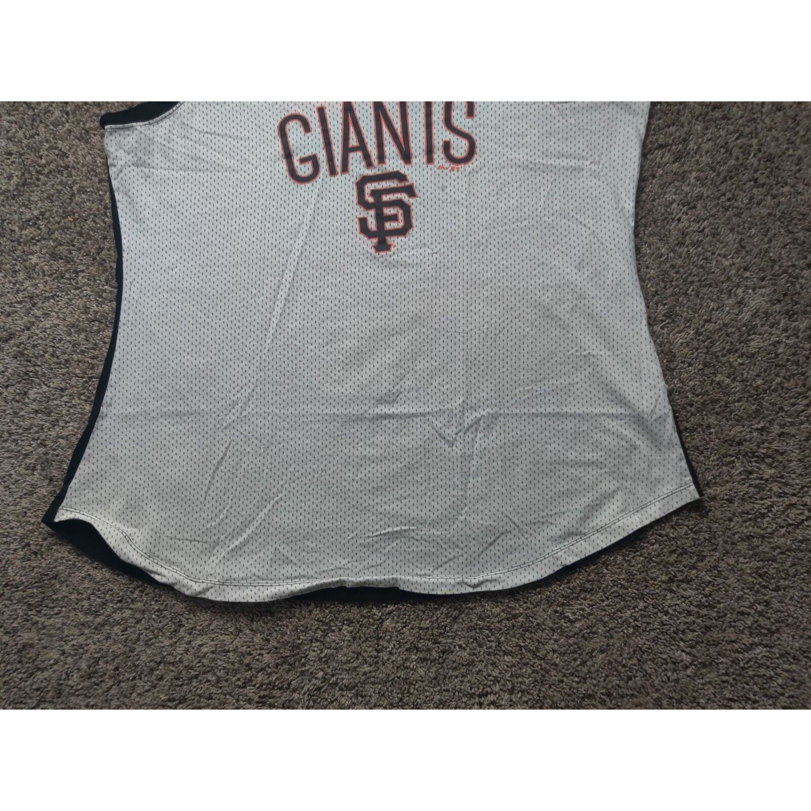Majestic San Francisco Giants Shirt Adult Mens 2XL White Spell Out Size US XXL / EU 58 / 5 - 4 Thumbnail