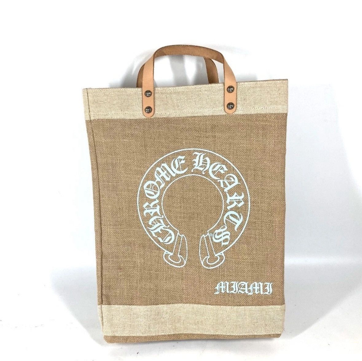 Chrome Hearts CHROME HEARTS Miami Canvas Shopping Bag Woven Bag Size ONE SIZE - 7 Thumbnail
