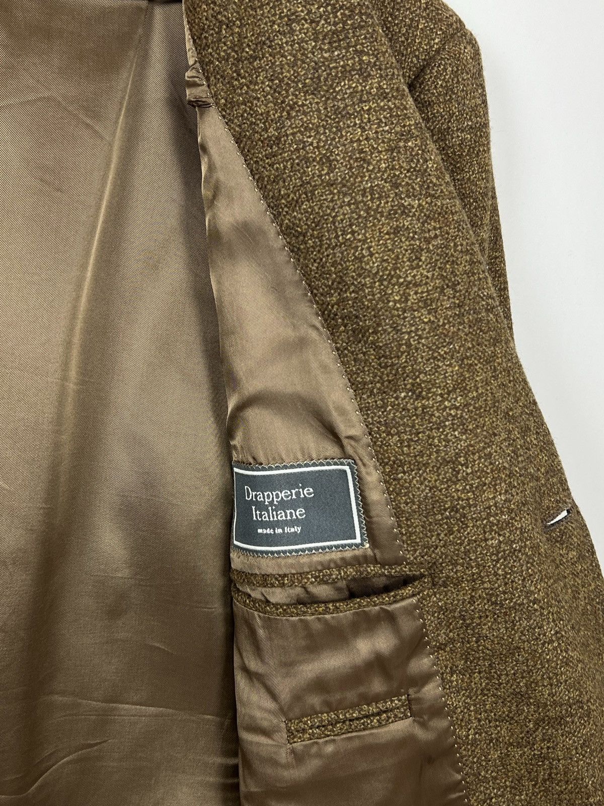 Lardini Lardini Blazer Wool Brown Men’s Size 50 / 7R Tweed Jacket Size 50R - 8 Thumbnail