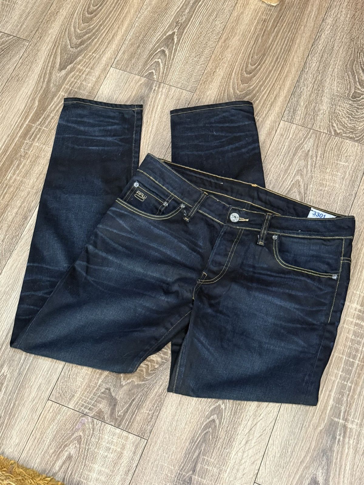 G-Star g-star raw jeans faded denim Size US 32 / EU 48 - 2 Thumbnail
