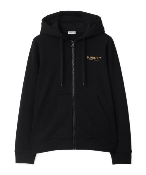 Burberry o1w1db10326 Cotton Zip Hoodie in Black Size US XS / EU 42 / 0 - 1 Preview