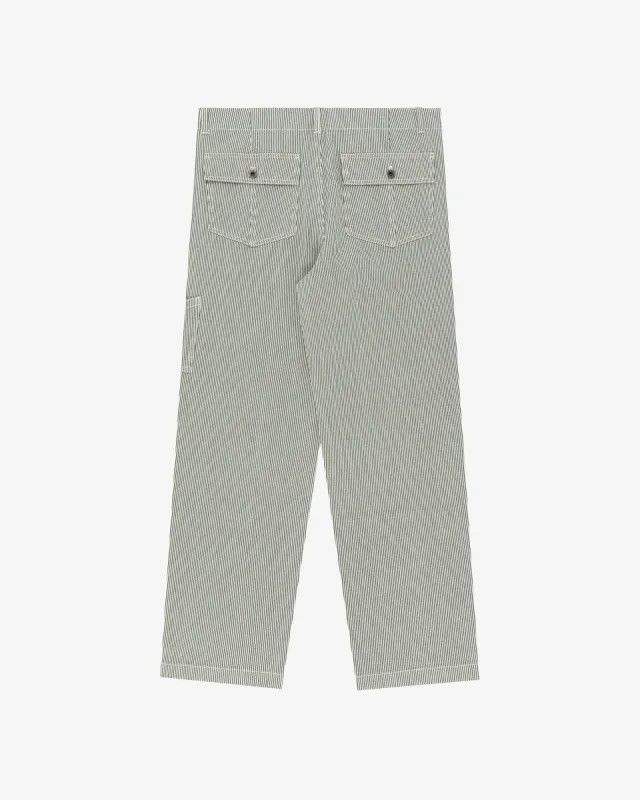 Aime Leon Dore o1mle0126 Hickory Stripe WorkWear Pant in Green Size US 36 / EU 52 - 2 Thumbnail