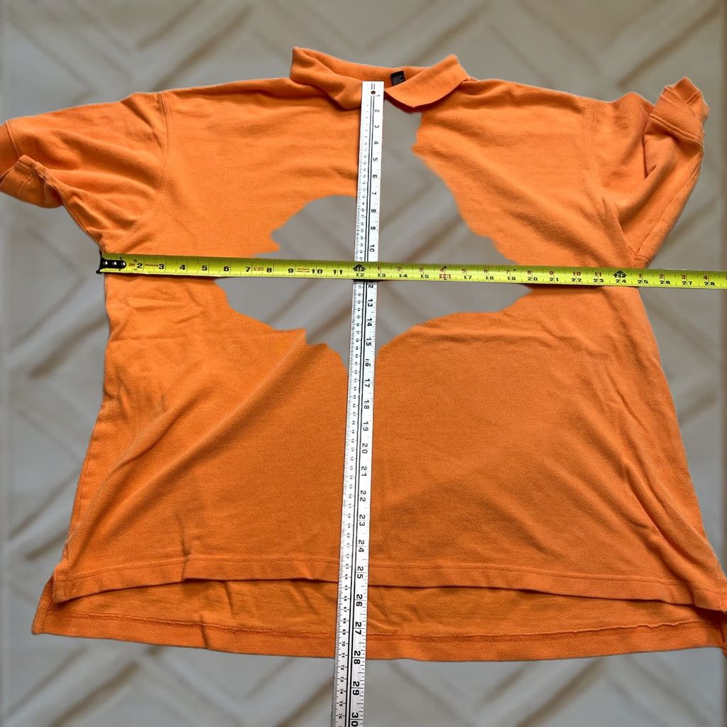 Gap Gap Pique Polo Shirt Mens XXL 50" Orange Short Sleeve Rugby Golf Cotton Adult Size US XXL / EU 58 / 5 - 1 Thumbnail