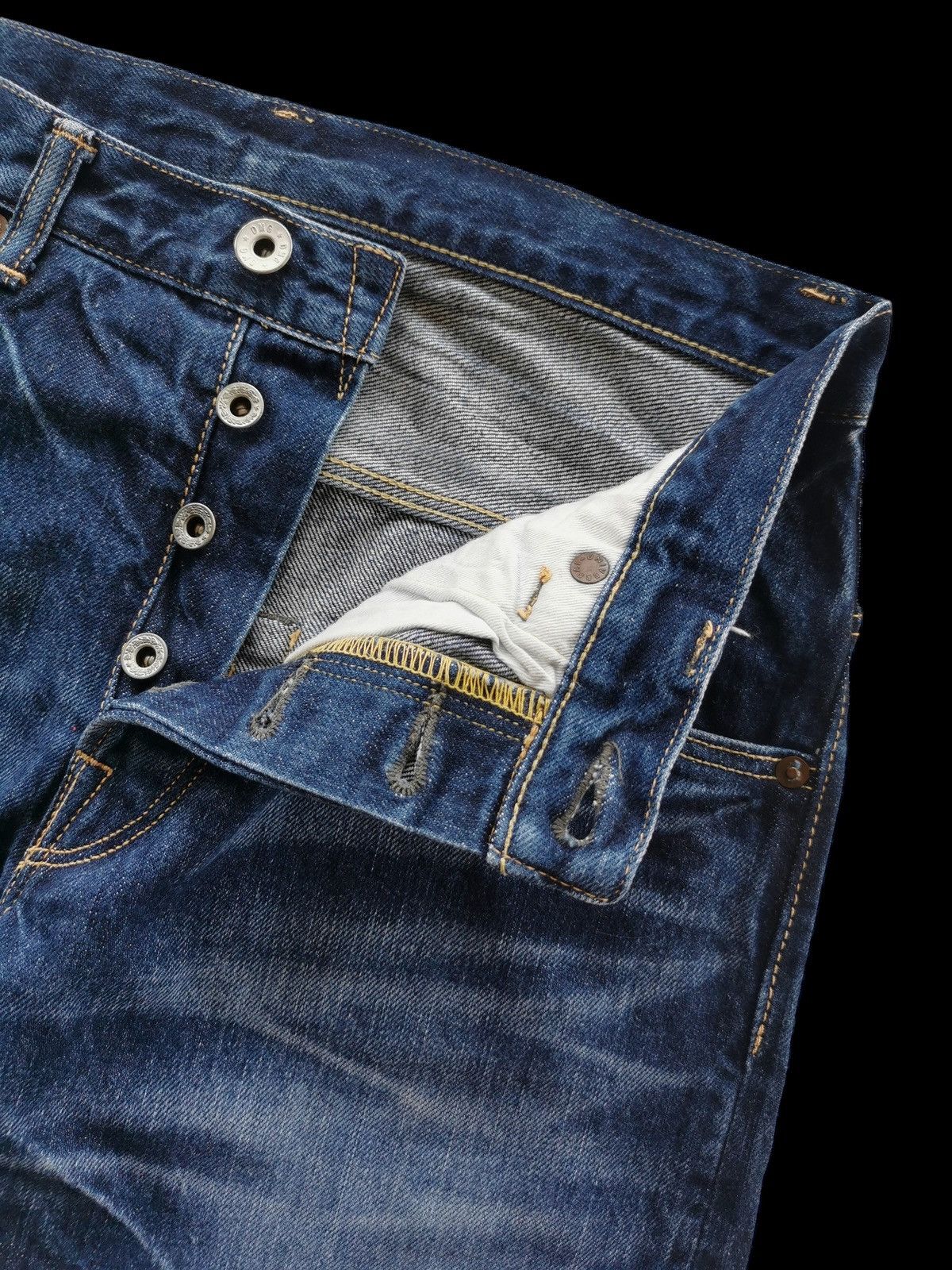 Self Edge DMG Cropped Selvedges Denim ( Size 29x33.5 ) Size US 29 - 5 Thumbnail
