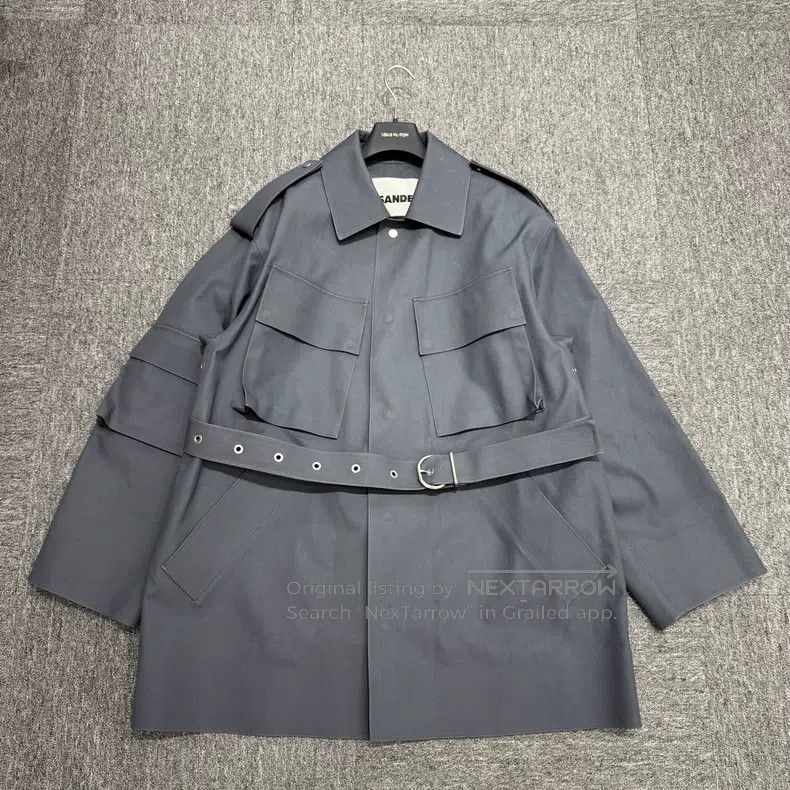 Jil Sander Jil Sander size 46 Grey overcoat Size S / US 4 / IT 40 - 1 Thumbnail