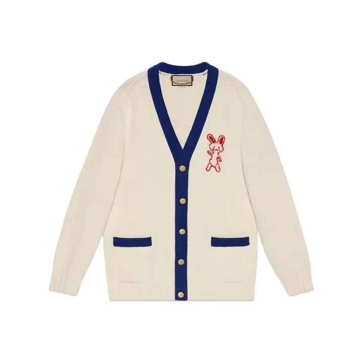 Gucci Gucci Men's Cartoon Rabbit Print Knitted Sweater-2507 Size US S / EU 44-46 / 1 - 7 Thumbnail