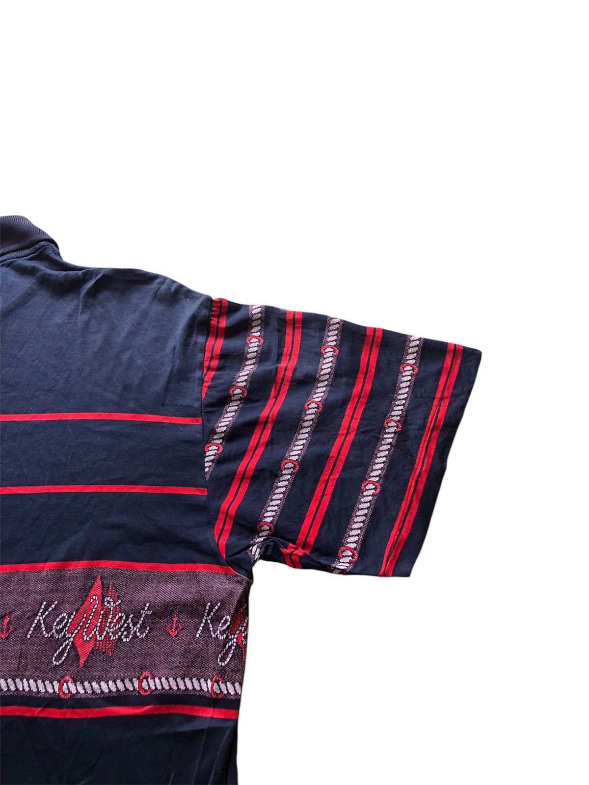 Givenchy Givenchy Polos Keywest Sailing Ship Logo Stripe Tee Size US L / EU 52-54 / 3 - 11 Thumbnail