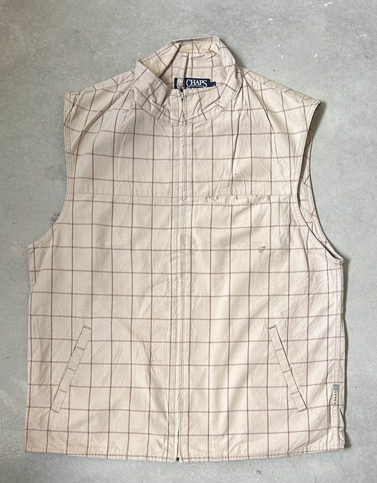 Chaps VINTAGS CHAPS BY RALPH LAUREN CHECKERED TACTICAL VEST Size US M / EU 48-50 / 2 - 1 Thumbnail