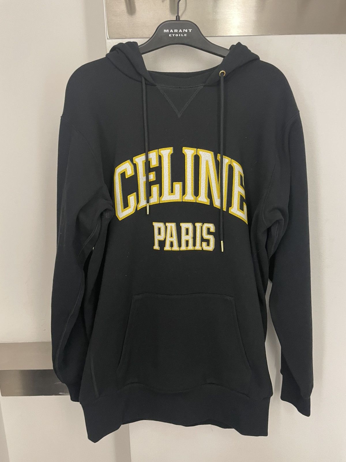 Celine Oversized hoodie in cotton fleece Size US S / EU 44-46 / 1 - 1 Thumbnail