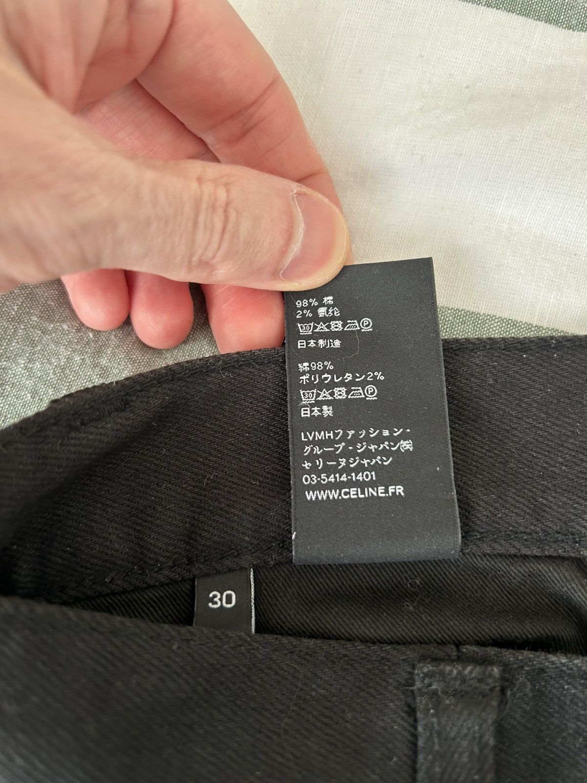 Celine Celine - Hedi Slimane - S/S 20 - Low Rise Skinny Denim Jean Size US 30 / EU 46 - 16 Thumbnail