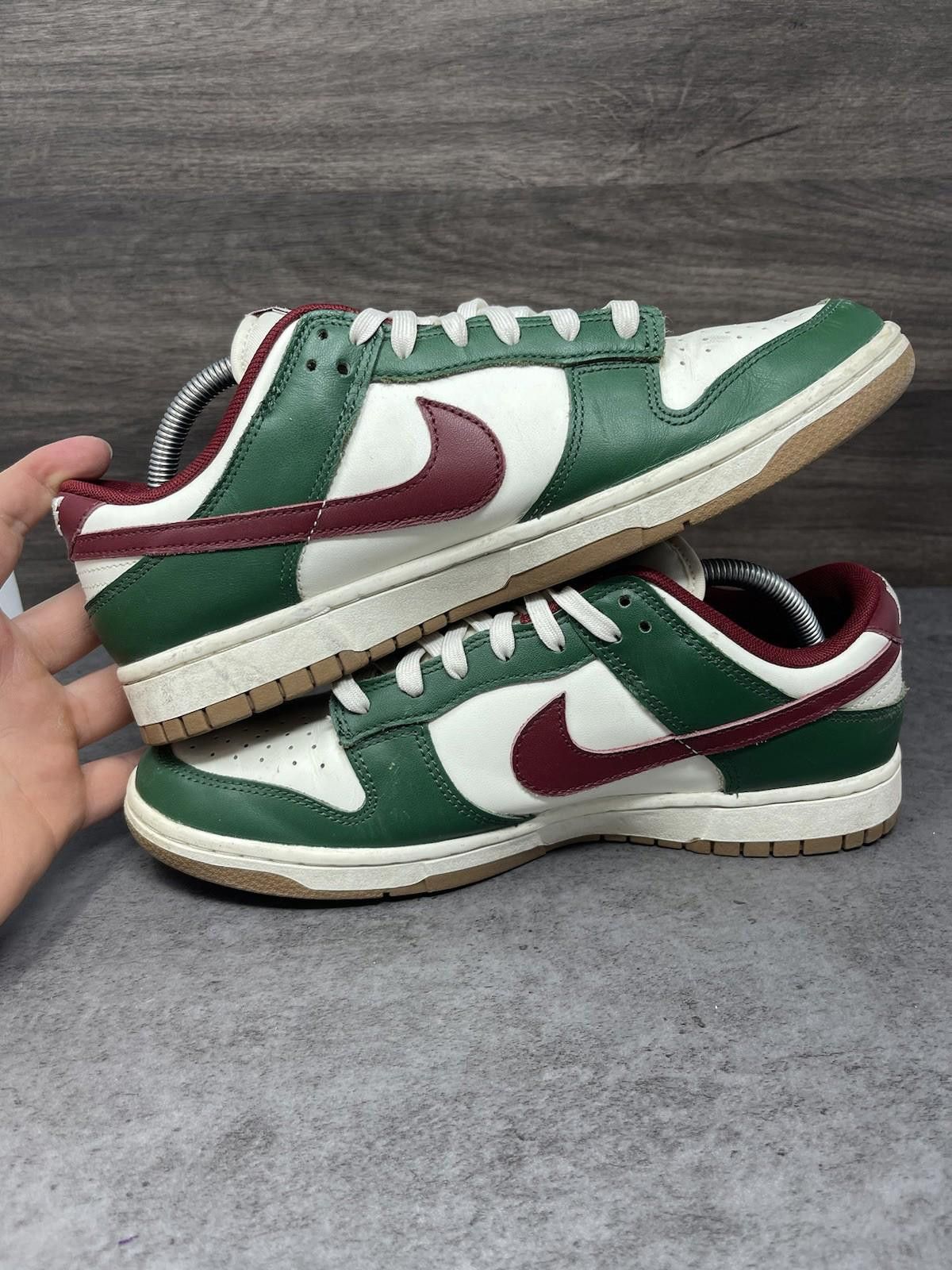 Nike Nike Dunk Low Mens Size 9 Gorge Green Team Red Sneakers Size US 9 / EU 42 - 7 Thumbnail