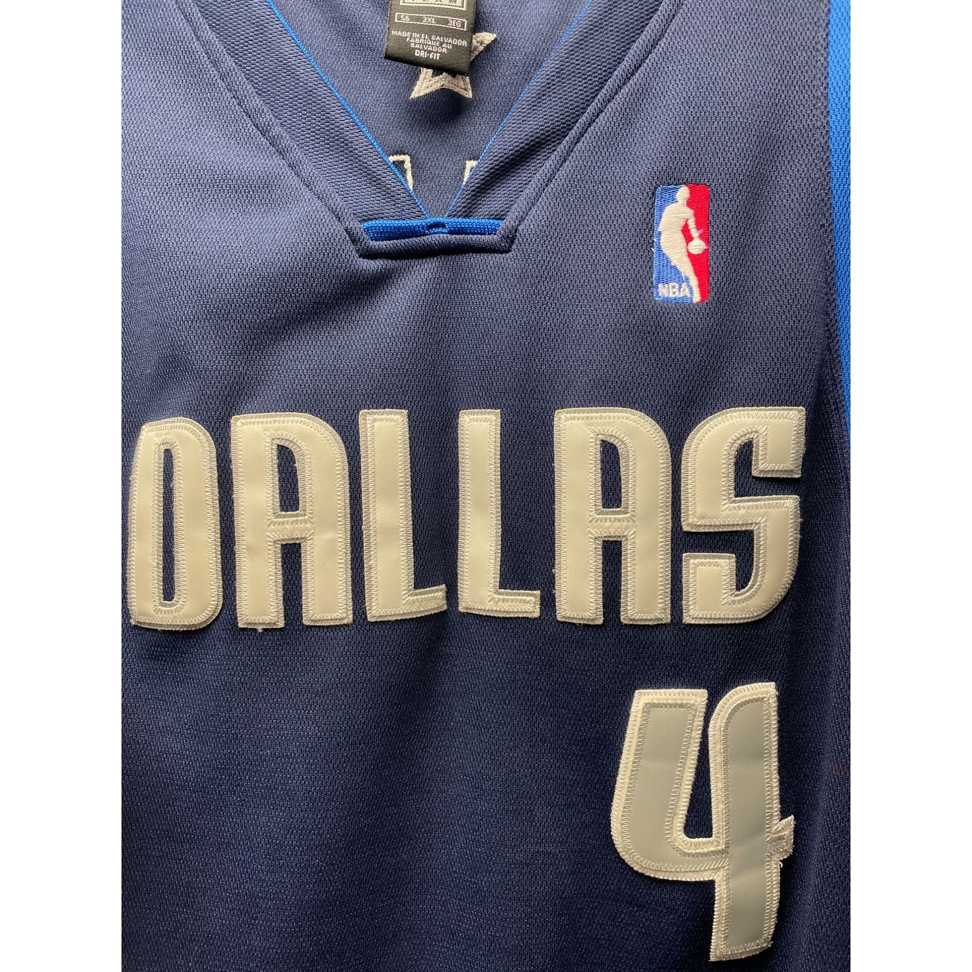 Nike Nike NBA Dallas Mavericks Michael Finley #4 Unisex Blue Jers Size US XXL / EU 58 / 5 - 3 Thumbnail