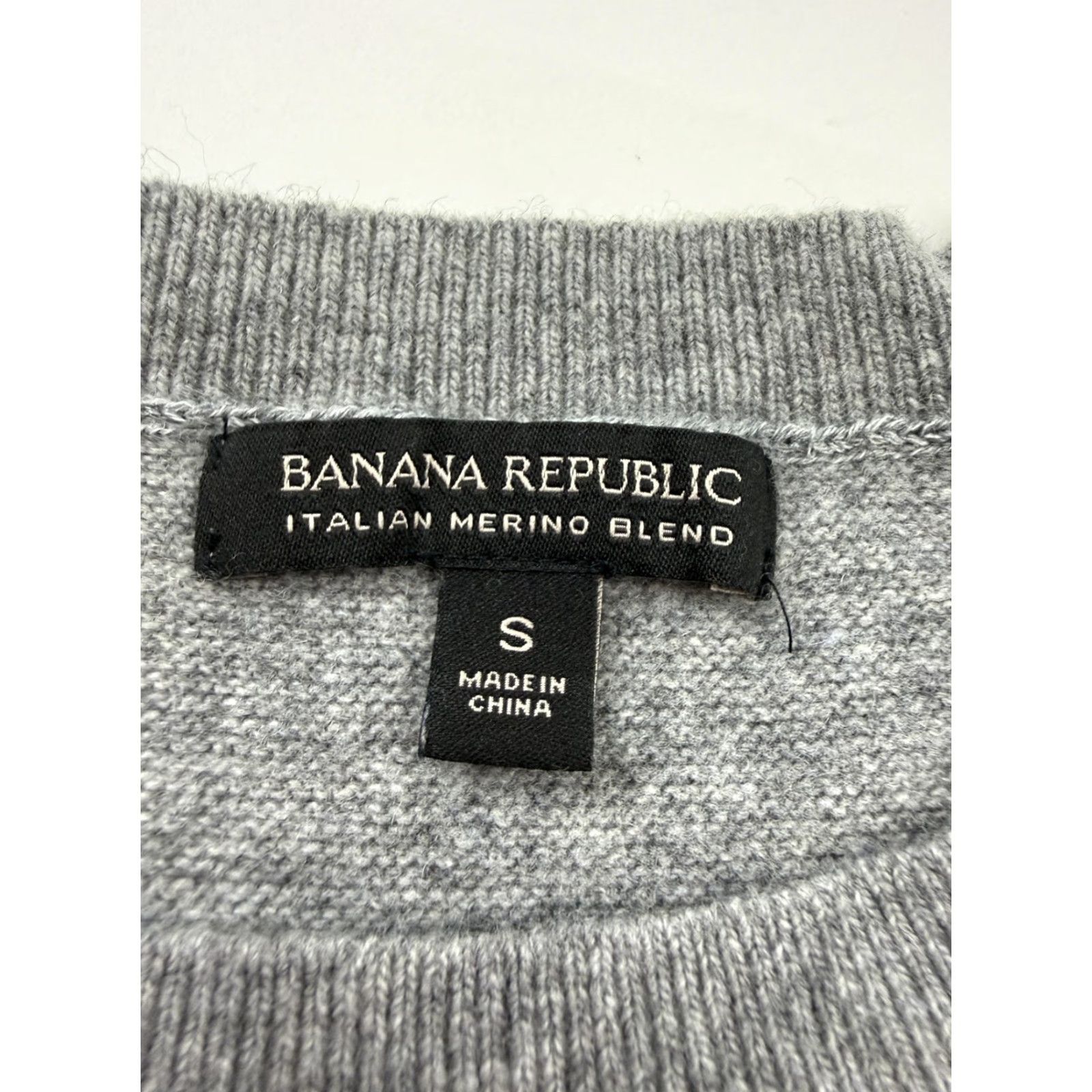 Banana Republic Banana Republic Sweater Womens Small Gray Italian Merino Wool Knit Pullover Size S / US 4 / IT 40 - 4 Thumbnail