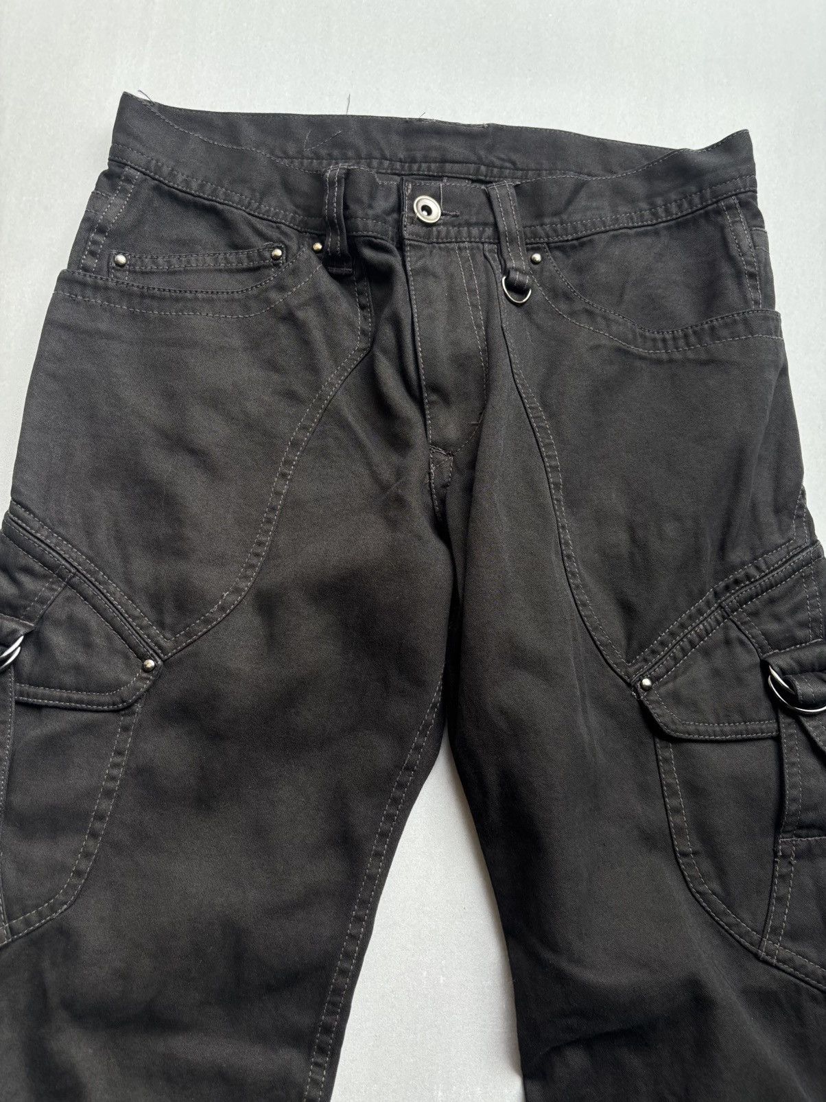 Japanese Brand Hideaways Lace up flare jeans Size US 29 - 2 Thumbnail