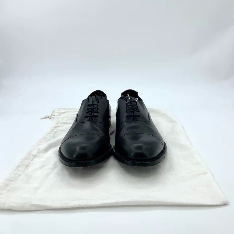 Prada Prada Suze 40.5 Black three-joint lace-up leather shoes siz Size US 7.5 / EU 40-41 - 8 Thumbnail