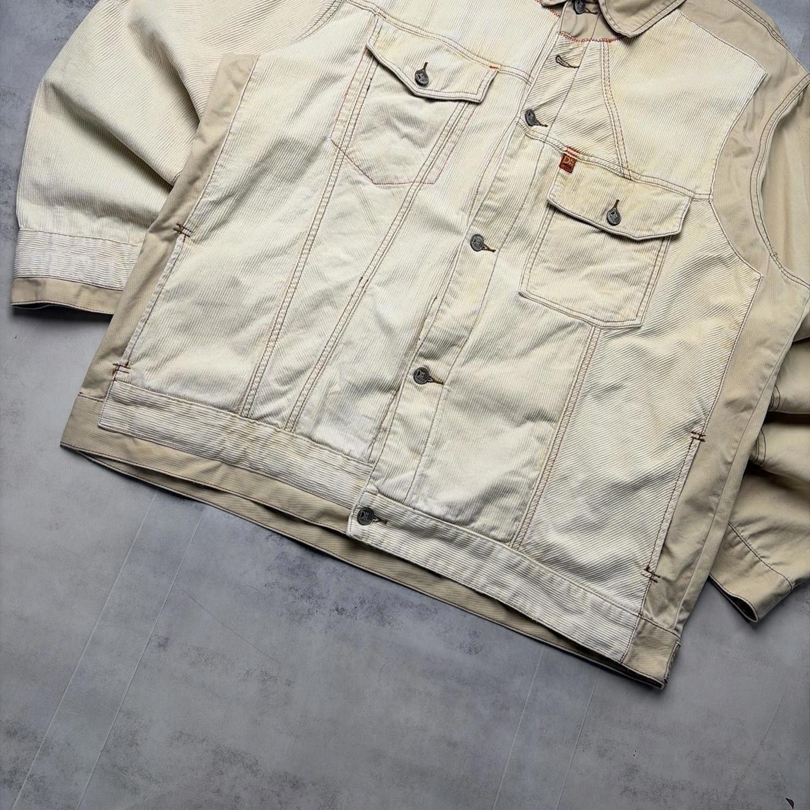 Other Y2K Mecca USA Patchwork Corduroy Denim Trucker Jacket Size US XL / EU 56 / 4 - 3 Thumbnail