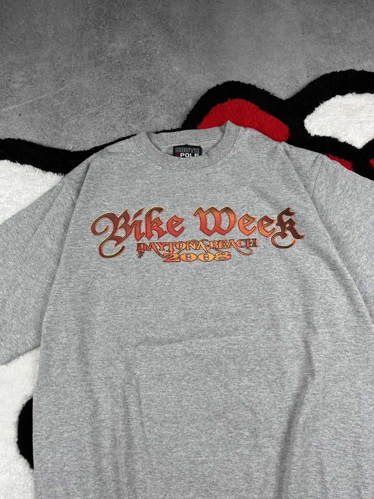 Southpole Y2K Vintage SouthPole Bike Week 2007 Motorcycle Tee Shirt Size US M / EU 48-50 / 2 - 6 Thumbnail