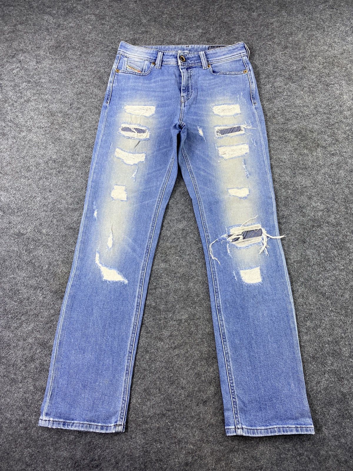Diesel Diesel Distressed Blue Wash Denim Streetwear - J1111 Size US 28 / EU 44 - 2 Thumbnail