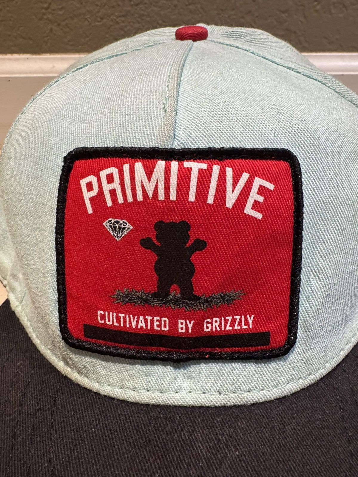 Diamond Supply Co. Diamond Supply Co. x Grizzly Grip Snapback Hat Tiffany Size ONE SIZE - 2 Thumbnail
