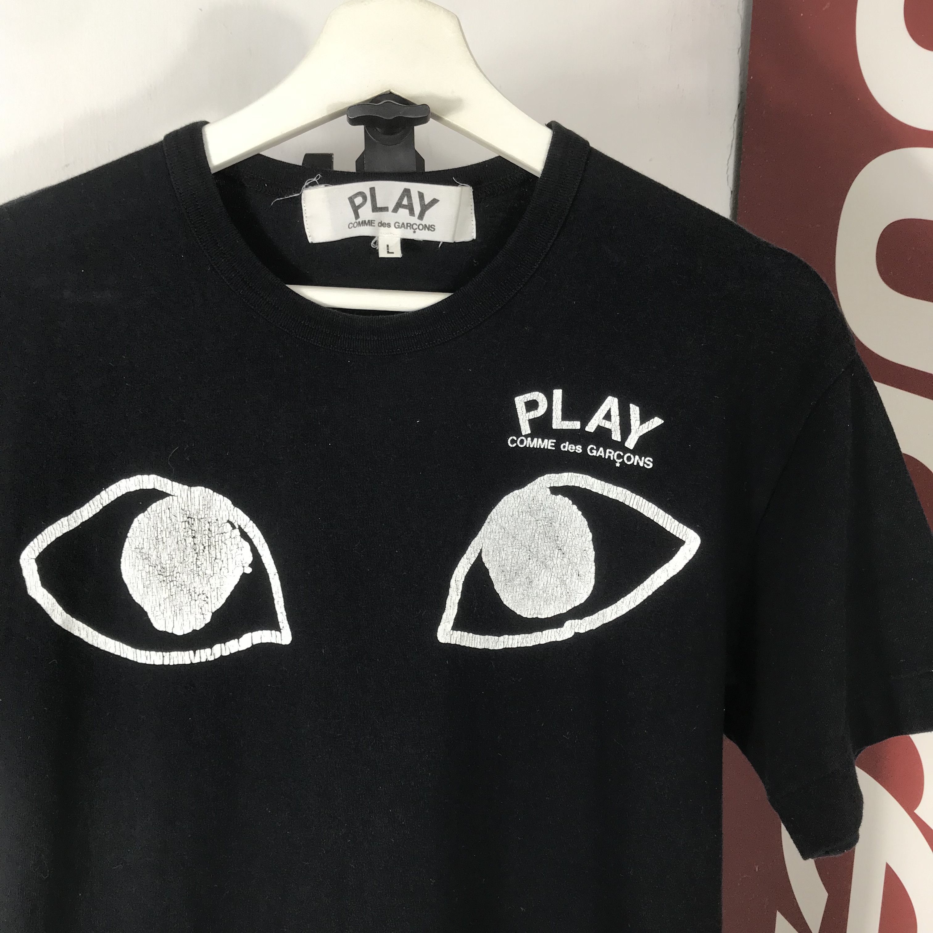 Comme des Garcons CDG PLAY Comme Des Garcons T-shirt Big logo Size US L / EU 52-54 / 3 - 3 Thumbnail