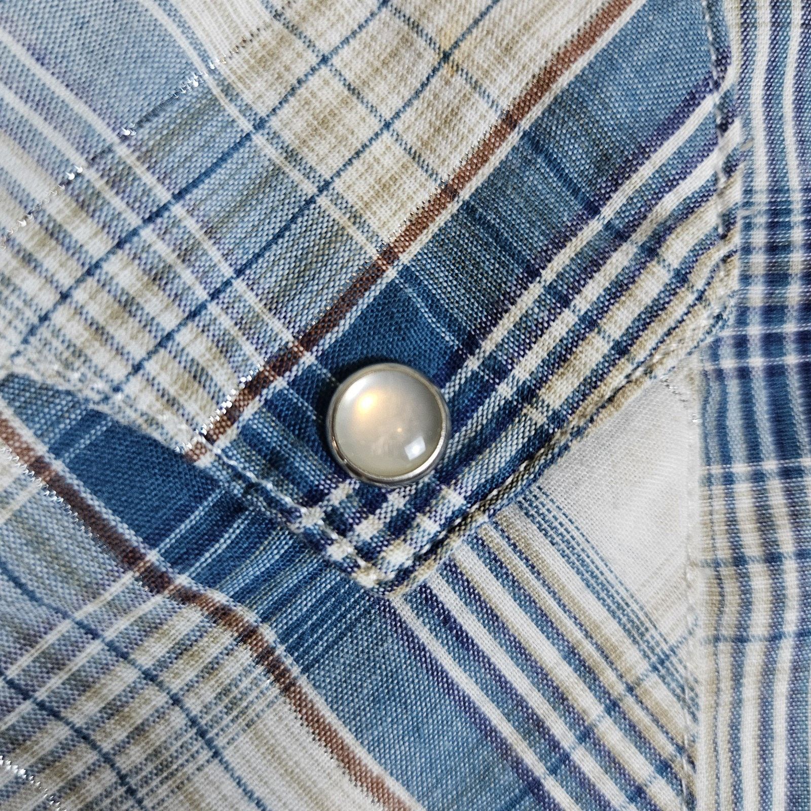 Wrangler Rustler by Wrangler Mens S Pearl Snap Shirt Size US S / EU 44-46 / 1 - 7 Thumbnail