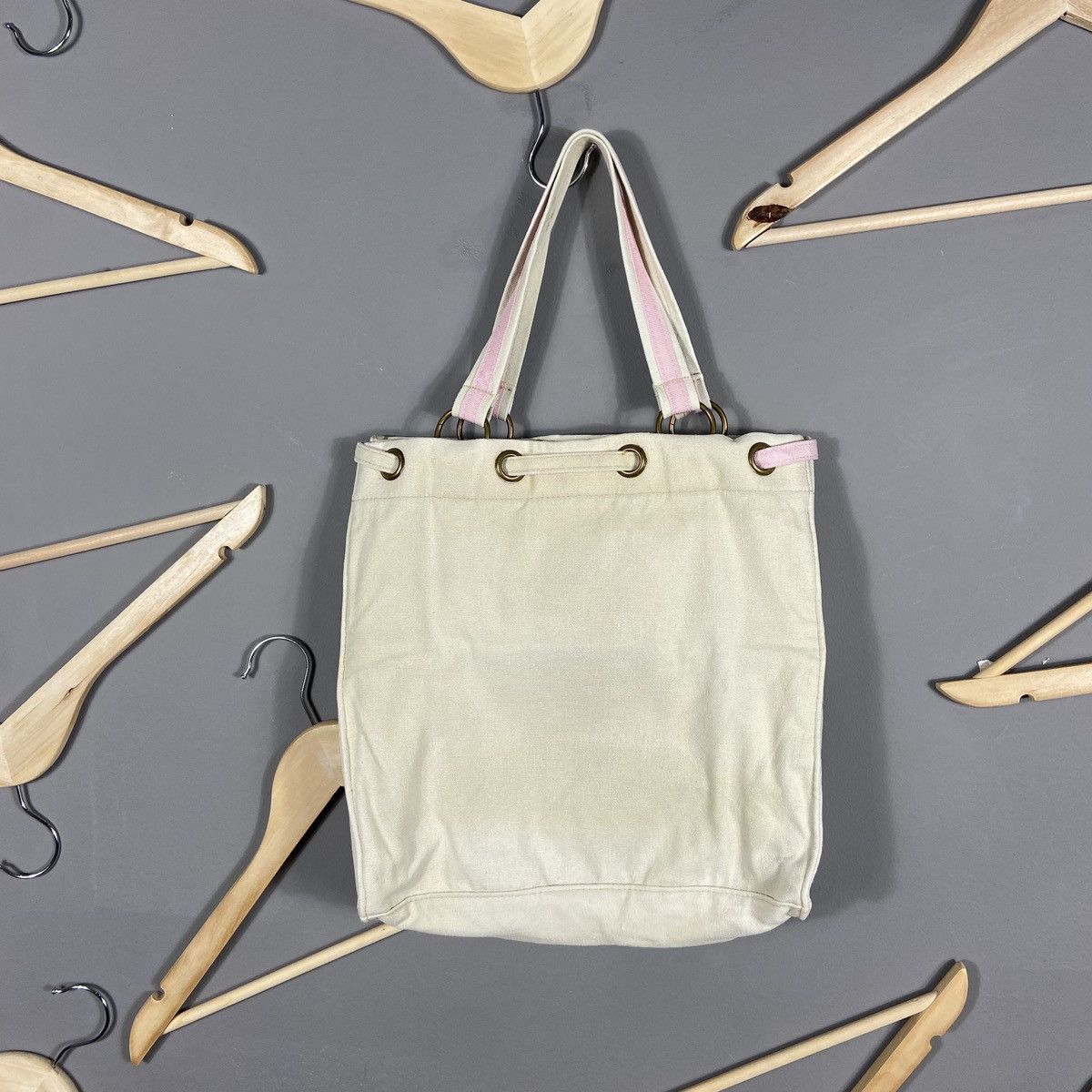 Designer × Yves Saint Laurent YSL YvesSaintLaurent Parfums Tote Canvas Bag Size ONE SIZE - 6 Thumbnail