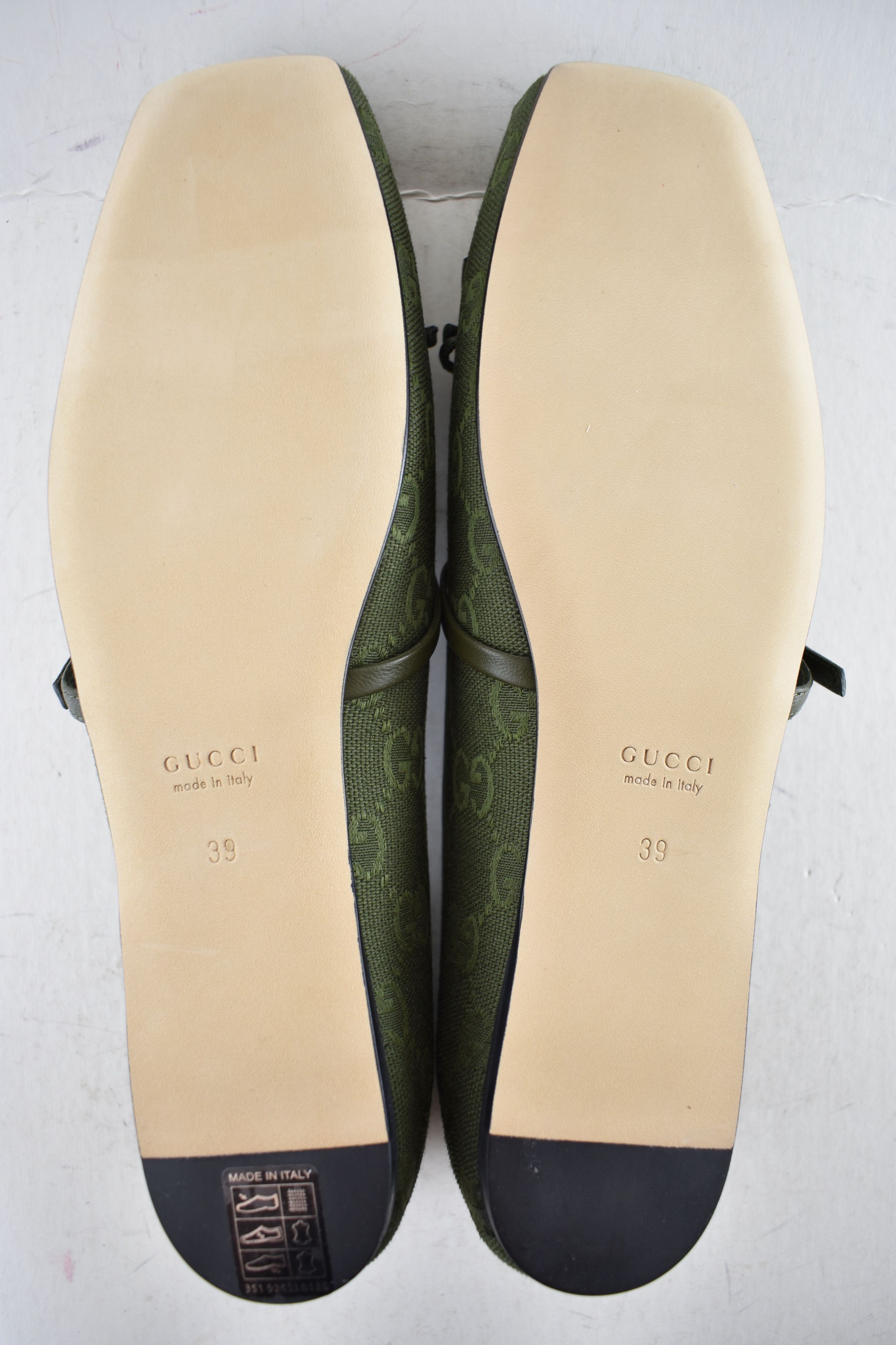 Gucci Gucci GG Logo Horsebit Maryjane Ballerina Ballet Flat 39 Size US 9 / IT 39 - 16 Thumbnail