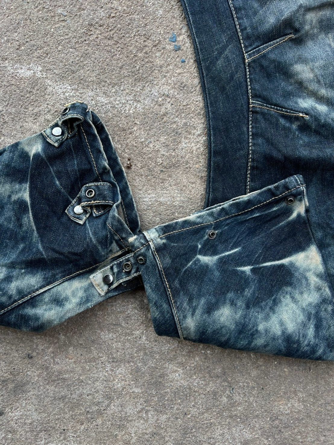 Japanese Brand Rare* PPFM Multi Pocket Curve Denim Pants Size US 32 / EU 48 - 6 Thumbnail