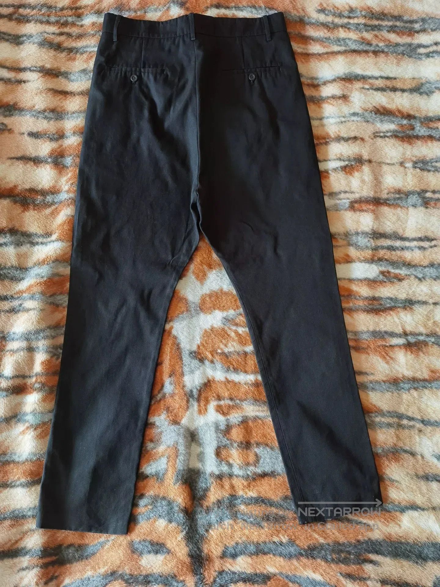 Rick Owens Rick Owens Black Drop-Crotch Casual Pants. Size US 32 / EU 48 - 2 Thumbnail