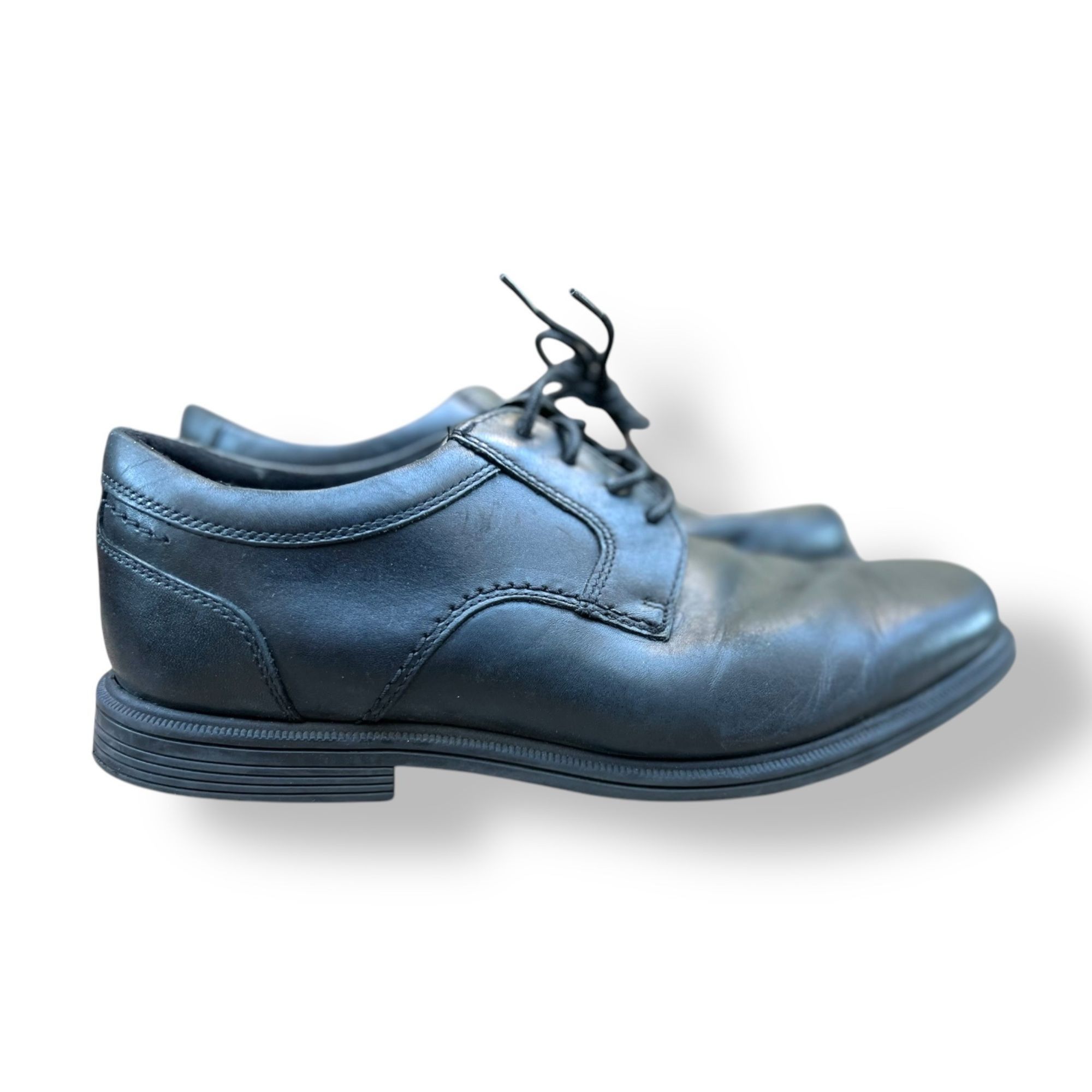 Rockport Mens Rockport Black Leather Oxford Shoes Size 8.5 Made In In Size US 8.5 / EU 41-42 - 7 Thumbnail