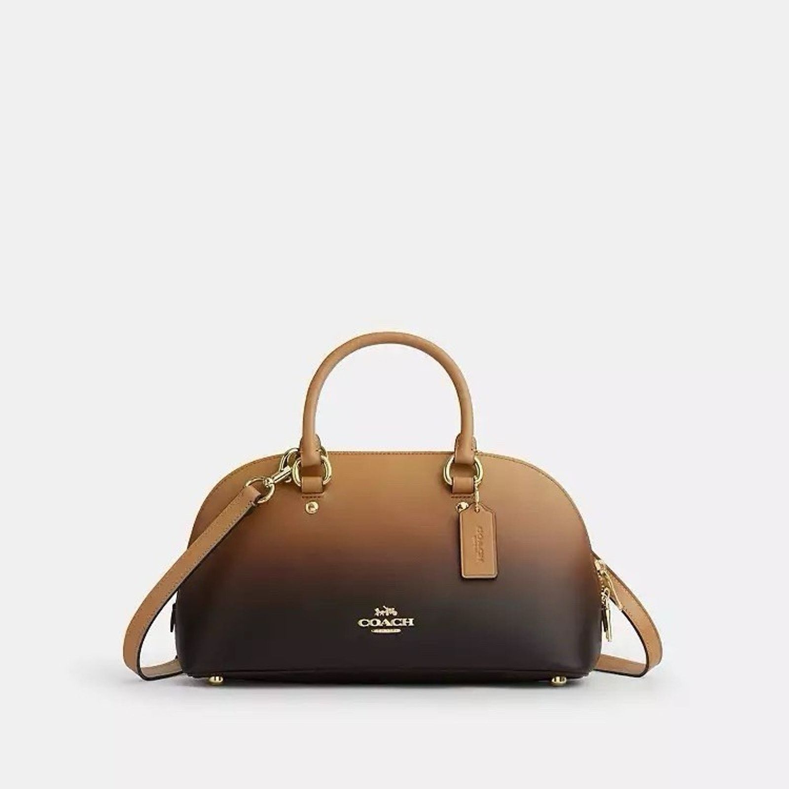 Coach NWT Coach Lara Satchel Bag Latte CDY28 Digitally leather Size ONE SIZE - 6 Thumbnail