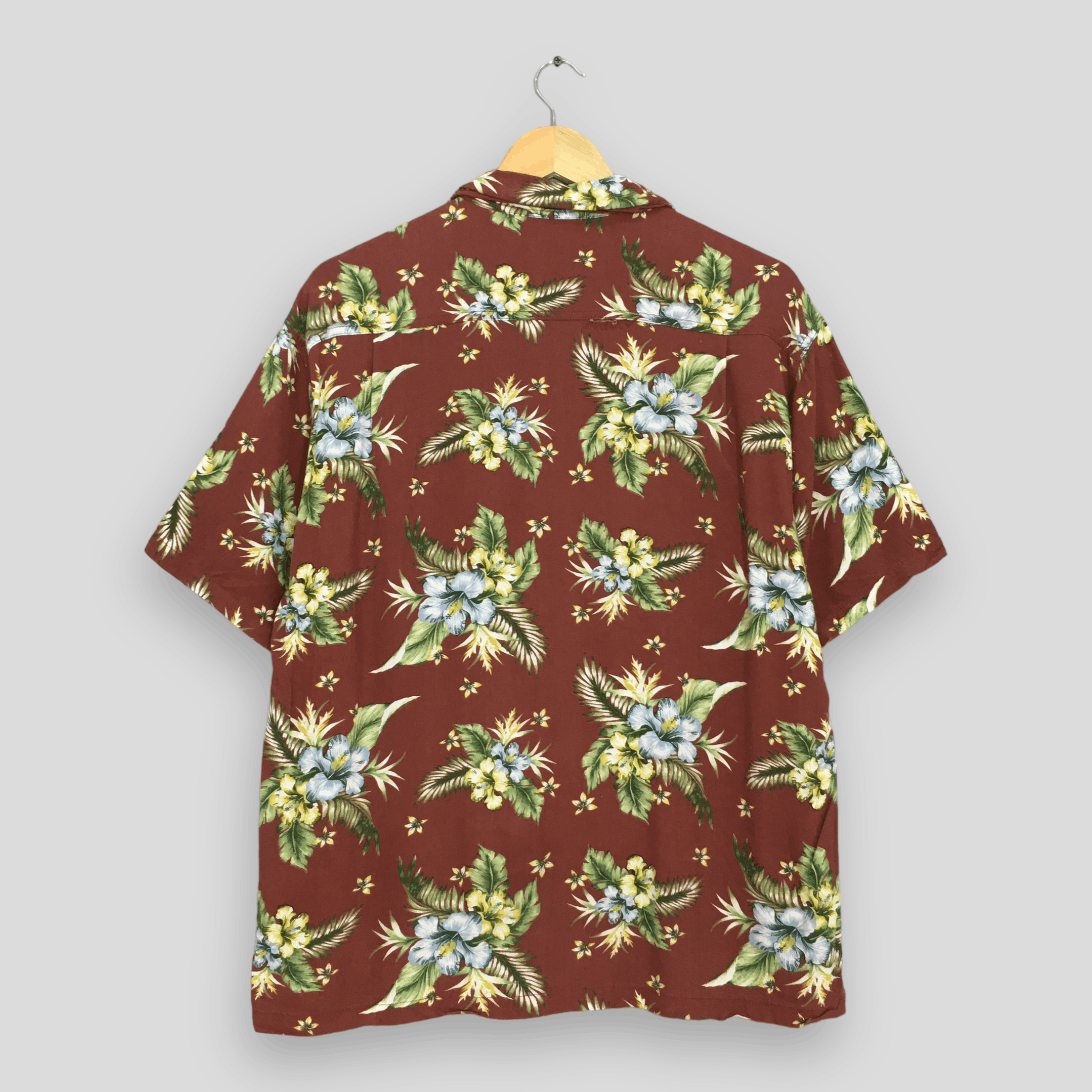 Vintage Vintage 90s Aloha Floral Hawaiian Rayon Shirt Large Size US L / EU 52-54 / 3 - 7 Thumbnail