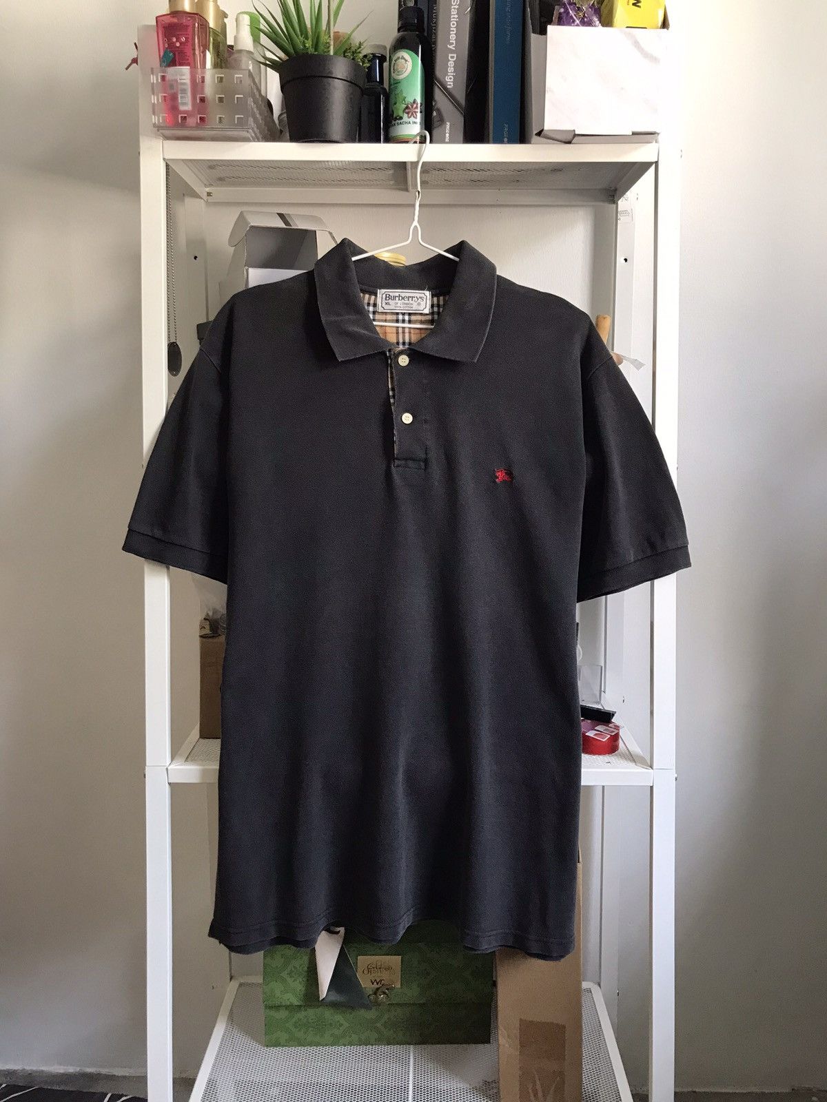 Burberry 🔥 OFFER ME NOW 🔥 VTG Burberrys Nova Check Polo Colar Shirt 🔥 Size US XL / EU 56 / 4 - 2 Thumbnail