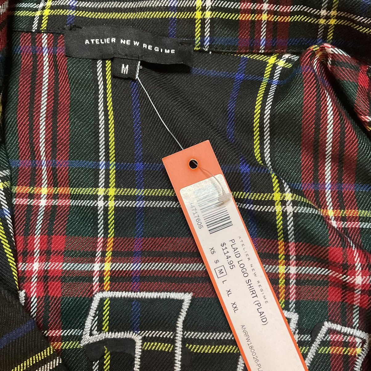 Atelier New Regime Atelier New Regime Plaid Logo Shirt Size US M / EU 48-50 / 2 - 2 Thumbnail