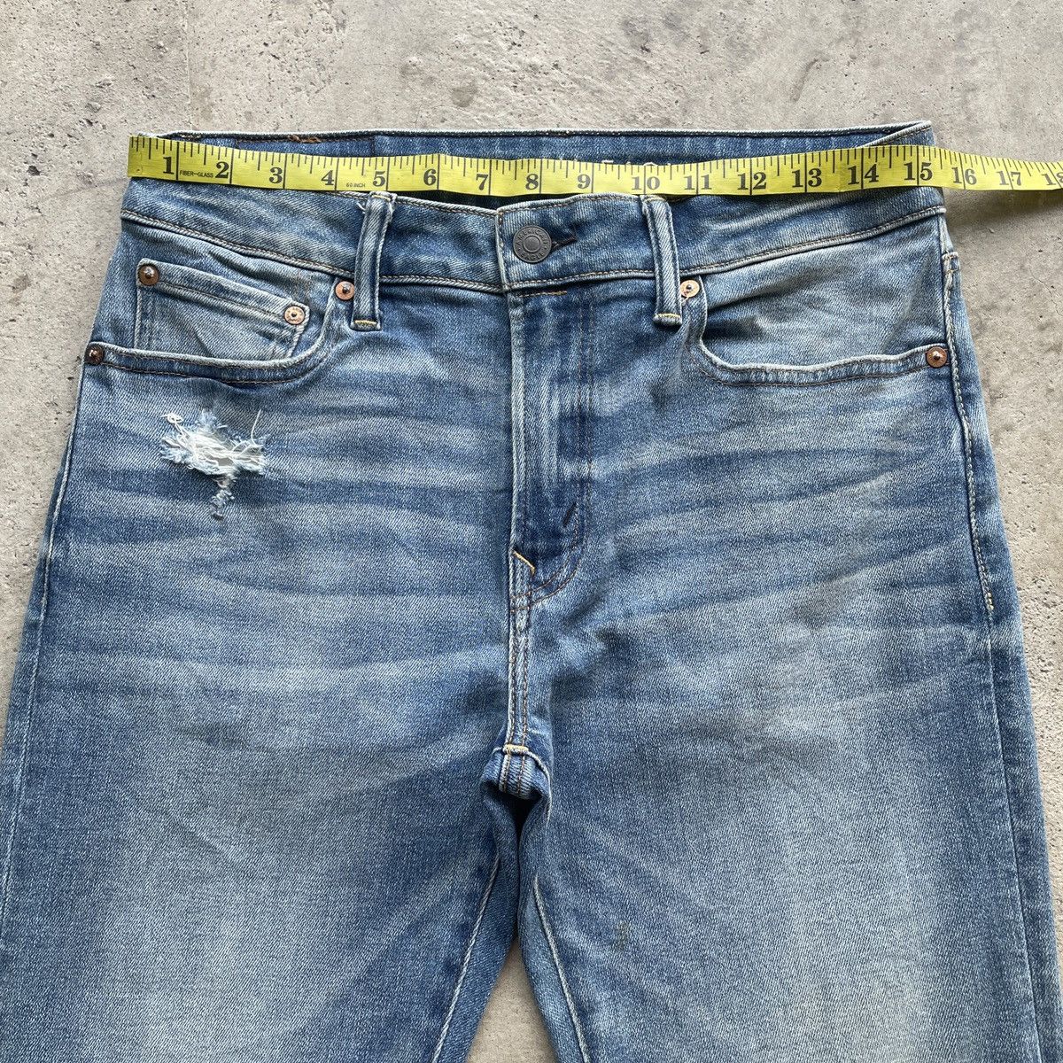 American Eagle Outfitters Vintage American Eagle Jeans Ripped Denim Distressed Pants Size US 31 - 5 Thumbnail