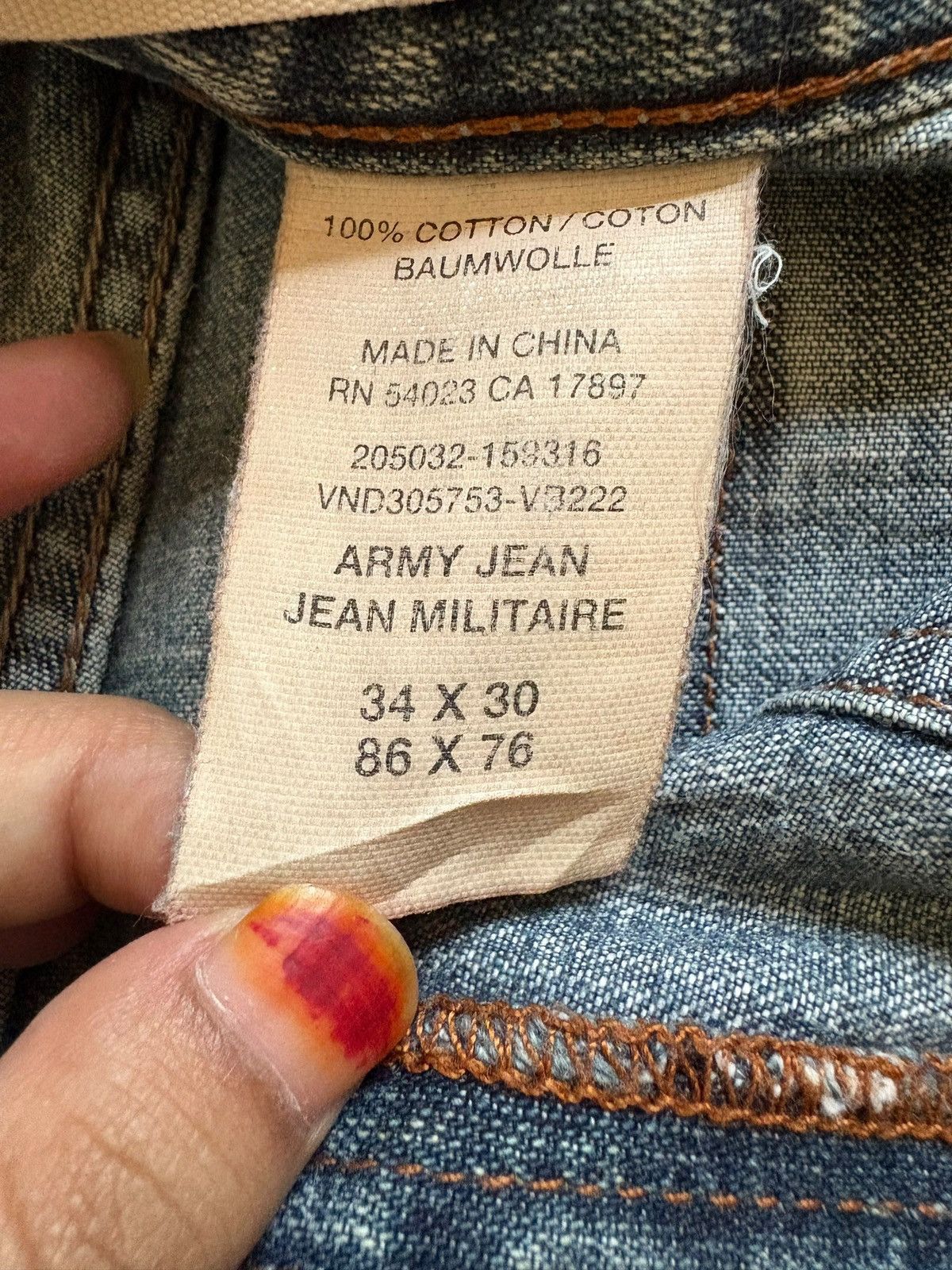Gap Vintage GAP Rusty Mud Wash Loose Baggy Fatigue Jeans Size US 34 / EU 50 - 10 Thumbnail
