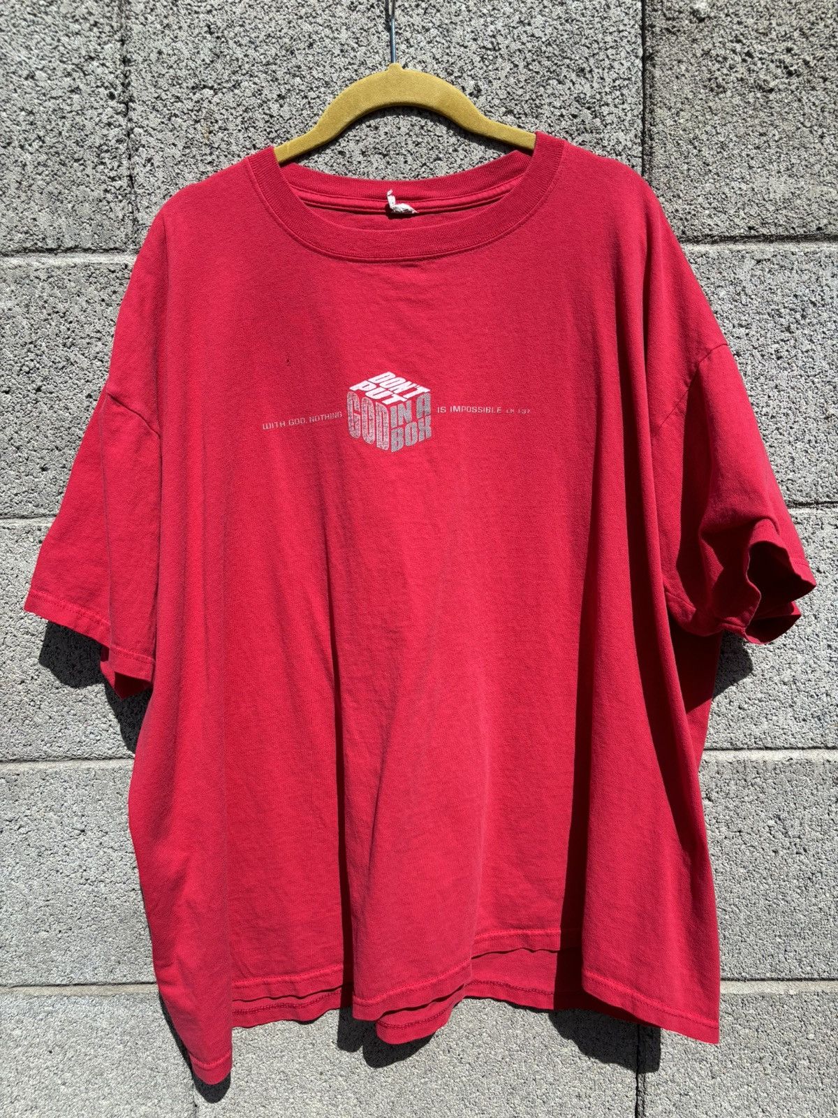 Vintage Vintage Don’t Put God In a Box T Shirt Size US XL / EU 56 / 4 - 1 Preview