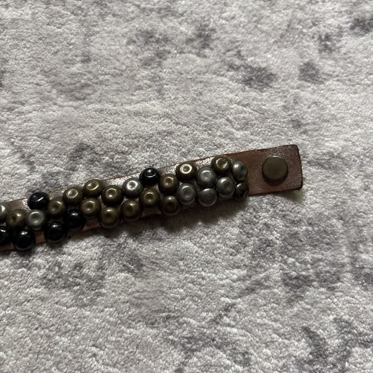 Hollywood Trading Company Hollywood Trading Co Studded Leather Snap Bracelet Size ONE SIZE - 2 Thumbnail