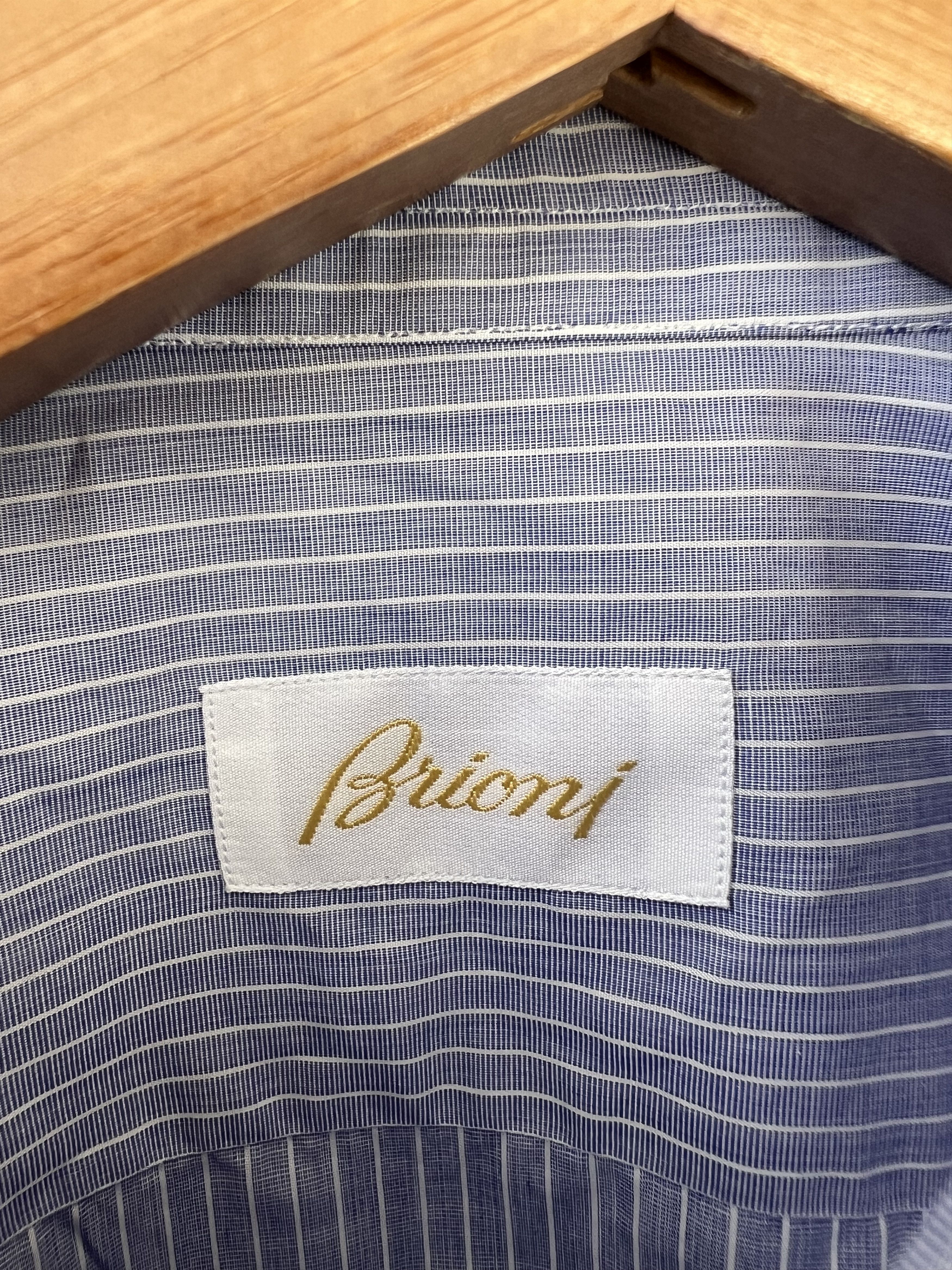 Brioni Brioni Shirt 16.5 Size US L / EU 52-54 / 3 - 2 Thumbnail