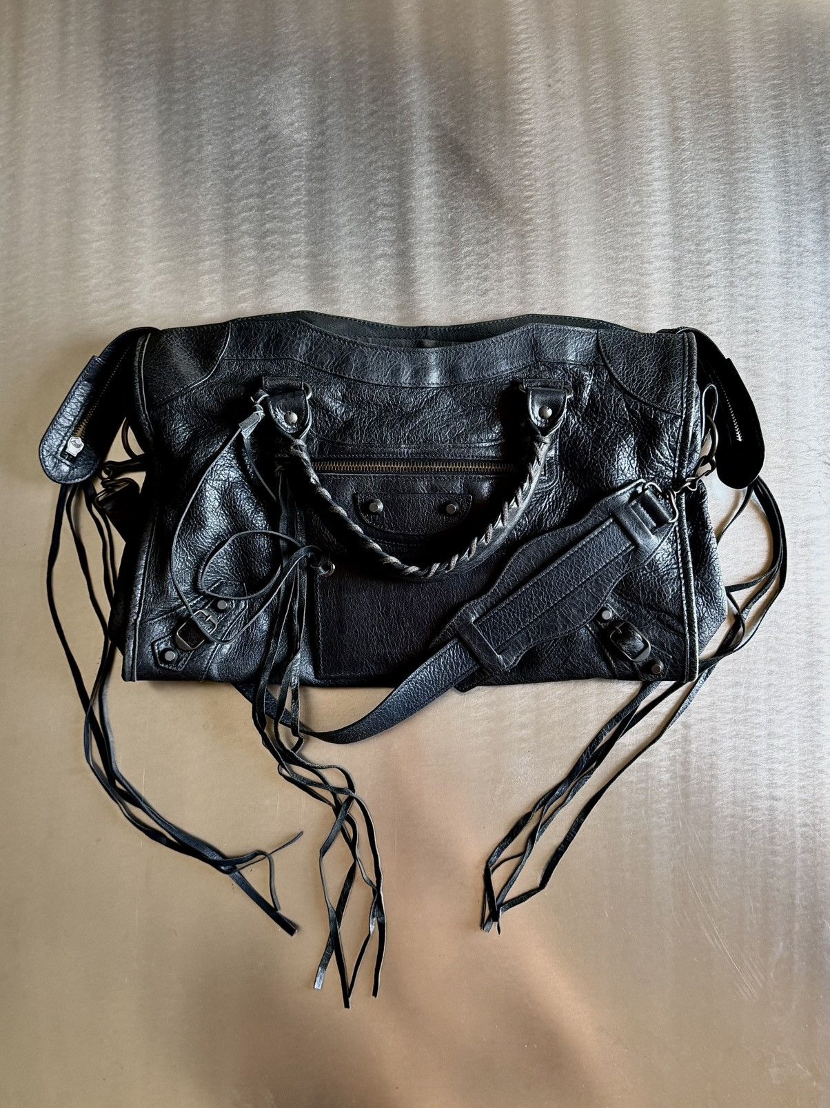 Balenciaga Balenciaga - 2000’s - Classic Motorcycle City - Lambskin Bag Size ONE SIZE - 21 Thumbnail
