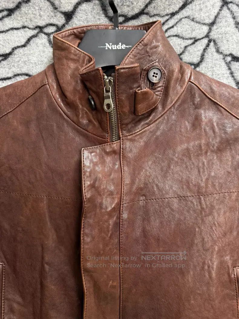 Yohji Yamamoto Yohji Yamamoto Co-brand washed sheepskin used jacket Size US S / EU 44-46 / 1 - 3 Thumbnail